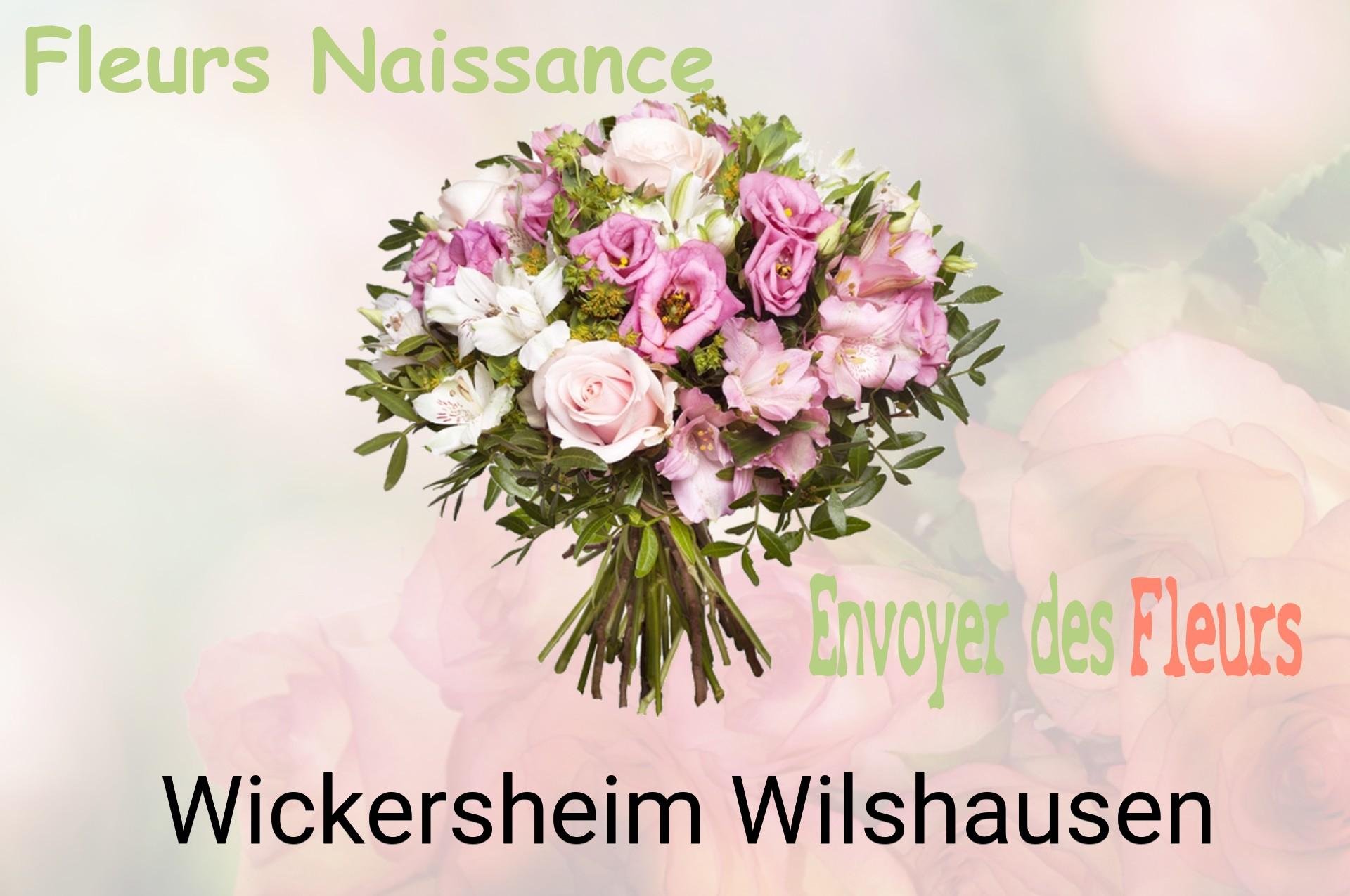 Bouquet de fleurs de naissance livré à Wickersheim-Wilshausen