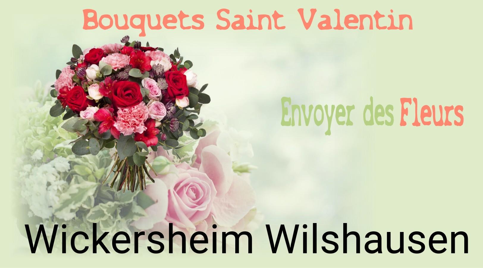 Roses de Saint-Valentin livrées à Wickersheim-Wilshausen